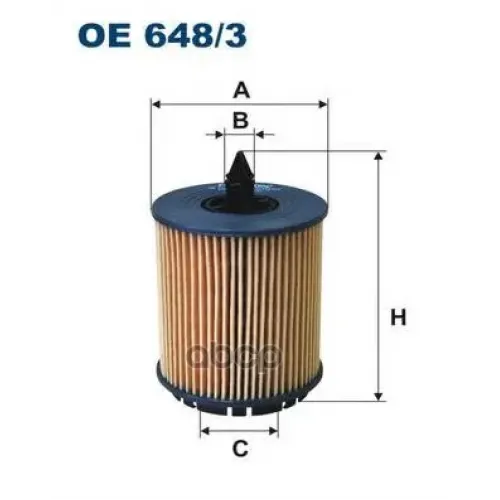 Фильтр Масляный Opel Astra G/Vectra B/Insignia/Zafira 2.0T/2.2 Filtron OE 648/3