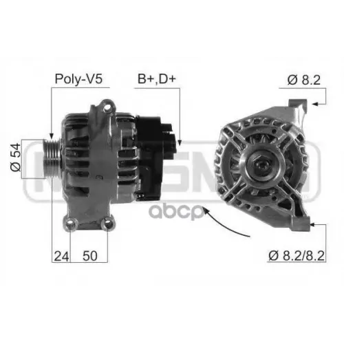 Генератор Fiat 500 07-/Bravo 1.2/1.4 105A Era 