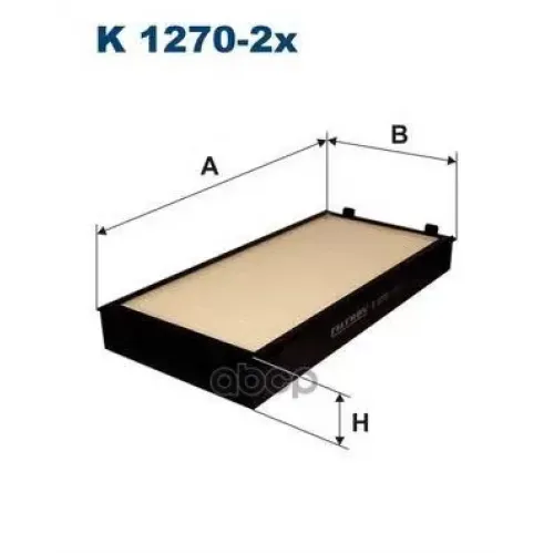 Фильтр Салона Bmw X5 E70 3.0L,4.8L,3.0D 2007=> Filtron K1270-2X