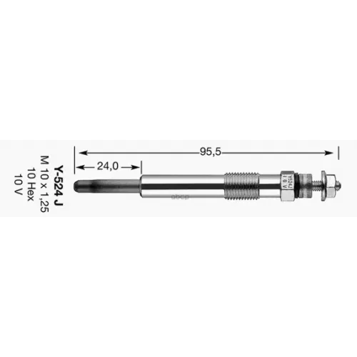 Свеча Накала D-Power 27 Y-524J NGK 
