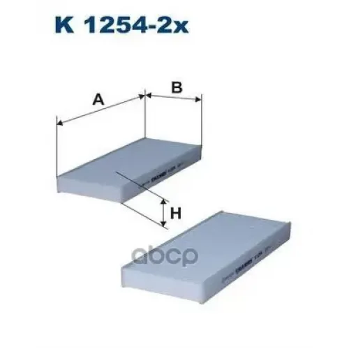 Фильтр Салона (Упаковка 2 Шт) Filtron K1254-2x