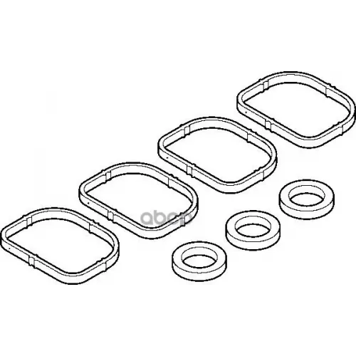 Прокладка Коллектора Bmw 1(E81/E87)/3(E46/E90/E91/E92)/X3 05- 1.6-2.0 Впускного Компл. Elring 