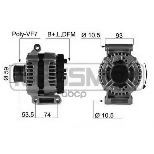 Генератор Ford Transit 06- 150A Era 