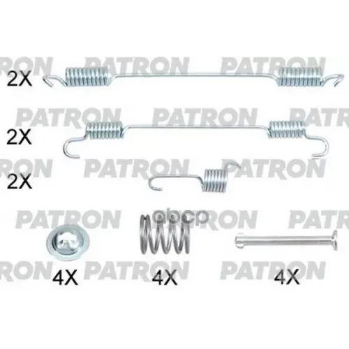 Комплект Монтажный Тормозных Колодок Барабанных Dacia Duster 10 -  Renault Duster 11- PATRON 