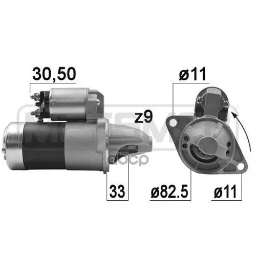Стартер Nissan/Subaru 1.4Квт Era 