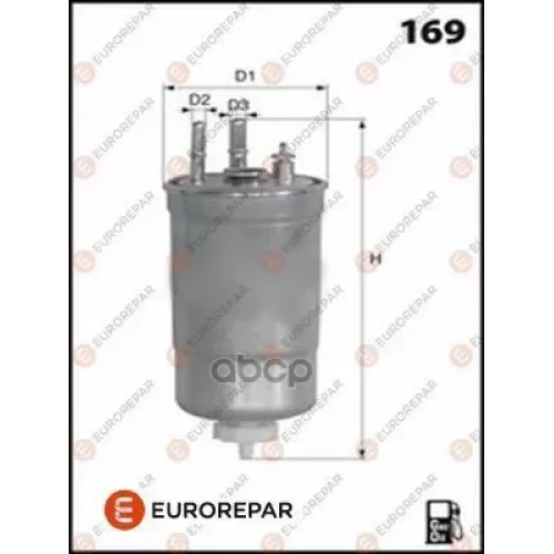 Фильтр Топливный Renault Kangoo/Laguna 1.5D/2.0D 09- EUROREPAR 