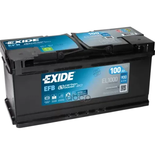 Аккумулятор Start&Stop Efb 12V 100Ah 900A 353Х175х190 Полярность Etn0 Клемы En Крепление B13 EXIDE 