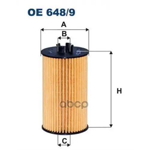 Фильтр Масл.opel Astra/Zafira 1.6D 13- Filtron OE648/9