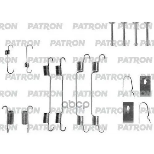 Комплект Монтажный Тормозных Колодок Барабанных Subaru Justy I 84-95, Suzuki Alto Ii 86-93, Alto I PATRON 