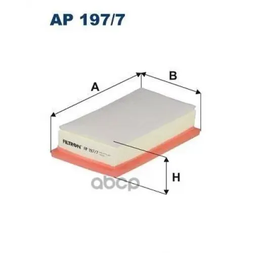 Фильтр Воздушный Hyundai Solaris 16-/Kia Rio Iii 16- Filtron AP 197/7