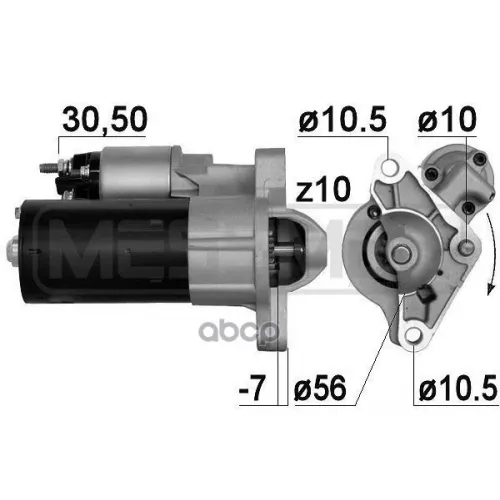 Стартер Volvo 3.2/T6 1.4Квт. Era 