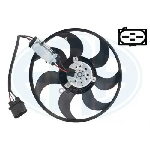 Вентилятор Радиатора Audi Q7 Справа 420Mm С Кондиционером Era 