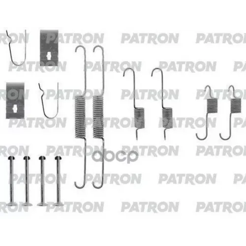 Комплект Монтажный Тормозных Колодок Барабанных Kia Sephia 95-, Sephia Седан 93 PATRON 