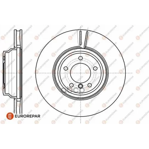 Диск Тормозной Bmw 3 E90/91/ X1 E84 Передний EUROREPAR 