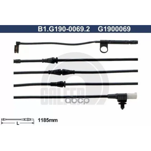 Датчик Износа Торм. Колодок Lr Rr Sport -13 Задн. GALFER 