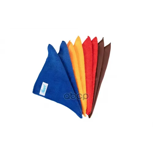 Набор Салфеток Из Микрофибры (8 Шт., 3030 См) Kraft 