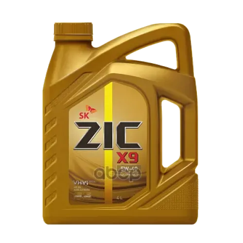 ZIC Масло Моторное 5W40 Zic X9 4Л Синтетика B3/B4/A3 (Пластик)