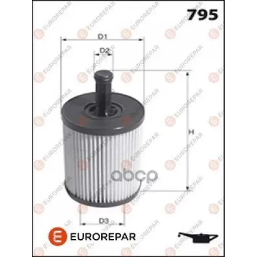 Фильтр Масляный Opel Astra/Vectra/Insignia 00- 2.0T/2.2 EUROREPAR 