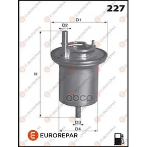 Фильтр Топливный Vag Polo/Golf/Caddy/Fabia/A2/A3 99- EUROREPAR 