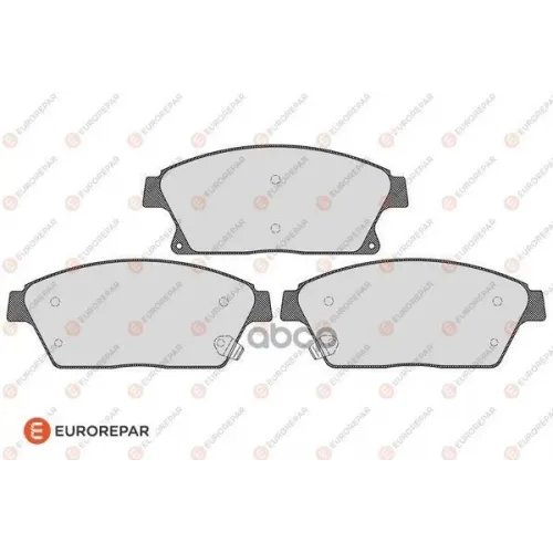Колодки Тормозные Дисковые Opel Astra J 1.6 1.7D-2.0D 09>, Cadillac Ats 2.0 13> EUROREPAR 