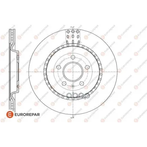 Диск Тормозной Audi A4/A5 07-/A6/A7/A8 10-/Q5 Задний EUROREPAR 