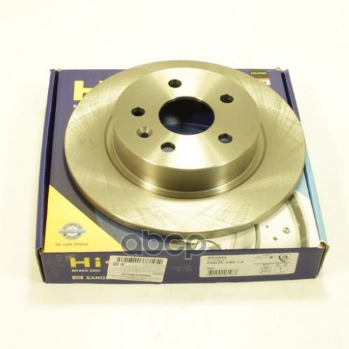 Диск Тормозной Chevrolet Cruze/Opel Astra J R15 09- Задний D 268Мм Sangsin brake 