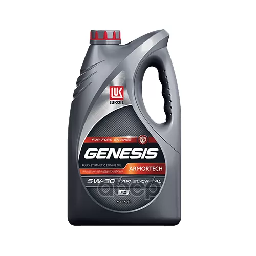 LUKOIL Масло Моторное Genesis Armortech Fd Синт., Sl, Cf, Sae 5W-30, 4Л.