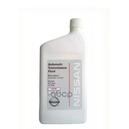 Масло Трансмиссионное Nissan 0,946Л Синтетика Matic Fluid S (Сша) NISSAN 999MP-MAT00S