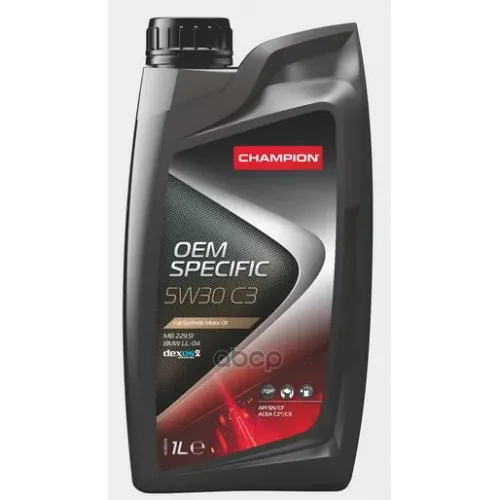CHAMPION OIL Масло Моторное Champion Oil Specific C3 5W-30 1Л.