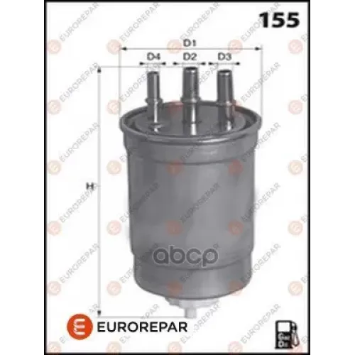 Фильтр Топливный Renault Logan/Logan Mcv/Duster 1.5Dci EUROREPAR 