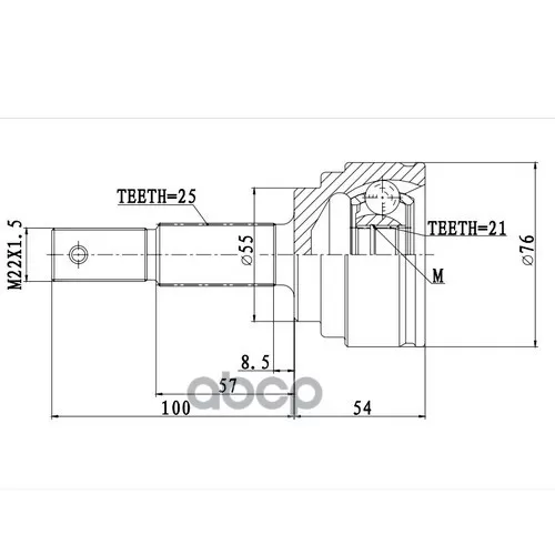 Шрус Наружный Nissan Almera N16 (00--06) Zikmar 