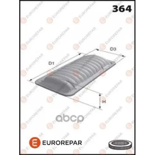 Фильтр Воздушный Toyota Avensis 1.6-2.4 03-09/Corolla 1.4-1.8 02-06 EUROREPAR 