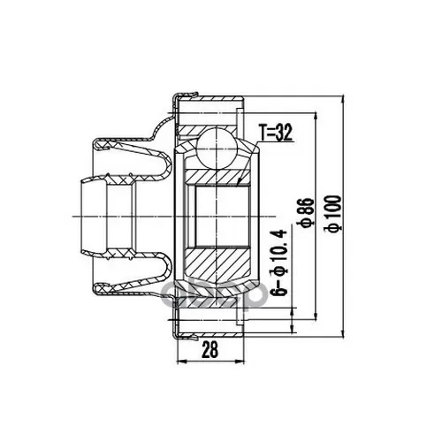 Шрус Bmw 5 E39 1995- Zikmar 