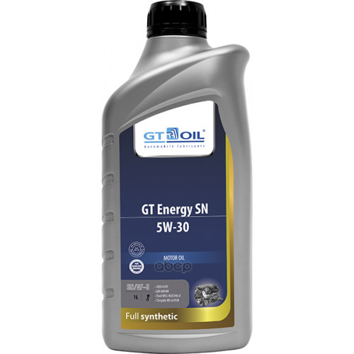 GT OIL Масло Моторное 5W30 Gt Oil 1Л Синтетика Gt Energy Sn