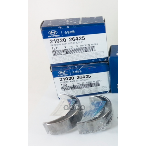 К-Кт Подшипников Скольжения Коленвала (4Шт)[Org] Hyundai-KIA 