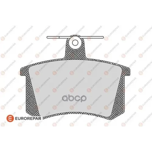 Колодки Тормозные Дисковые Задние EUROREPAR 
