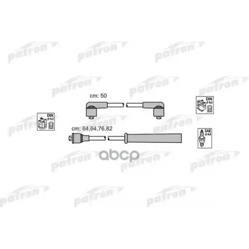 Комплект Проводов Зажигания Ford Transit 85-92, Transit 91-94, Scorpio 85-88, Granada 85-88, Sierra PATRON 