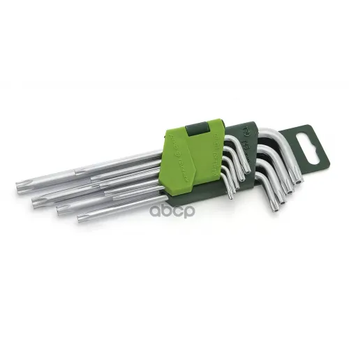 Набор Ключей Угловых Torx  С Отверстием (Т10,Т15,Т20,Т25,Т27,Т30,Т40,Т45,Т50)  9 Шт. Дело Техники 