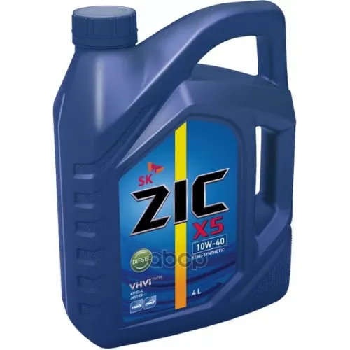 ZIC Масло Моторное 10W40 Zic X5 4Л Полусинтетика Diesel
