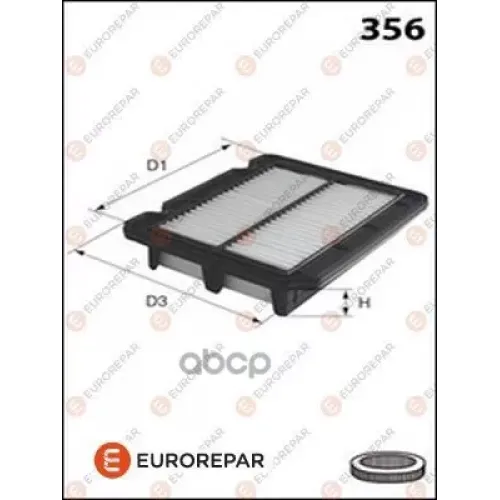 Фильтр Воздушный Chevrolet Aveo 1.2/1.4 03- EUROREPAR 