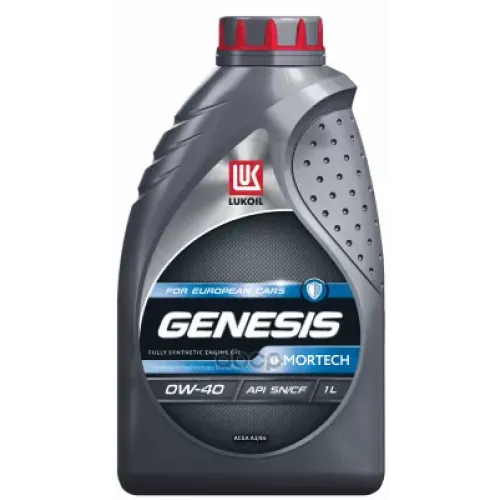 LUKOIL Масло Моторное Genesis Armortech Синт., Sn, Cf, Sae 0W-40, 1Л.