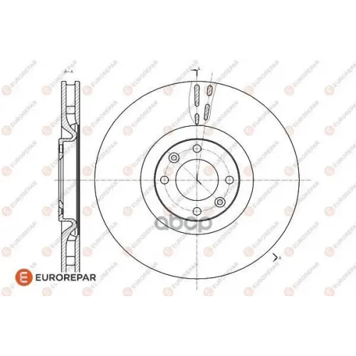 Диск Тормозной Psa 308/Ds4/Ds5 11- EUROREPAR 