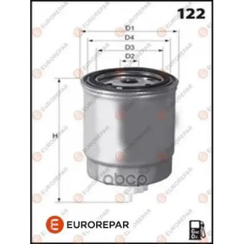 Фильтр Топливный Mitsubishi Carisma Renault Trafic Volvo S40 Diesel EUROREPAR 