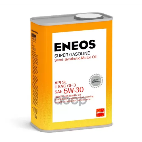ENEOS Масло Моторное 5W30 Eneos 0,94Л Полусинтетика Super Gasoline Sl