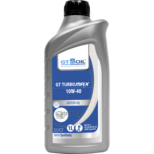 GT OIL Масло Моторное 10W40 Gt Oil 1Л Полусинтетика Gt Turbo Max Api Sj/Cf