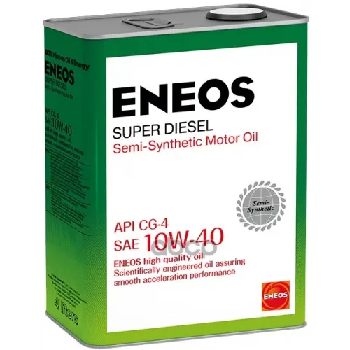 ENEOS Eneos Diesel 10W40 Cg-4 Масло Моторное Полусинт. (Корея) (4L)