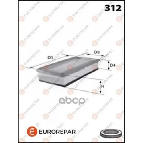 Фильтр Воздушный Bmw F20/F30 1.6D/1.8D/2.0D 11- EUROREPAR 