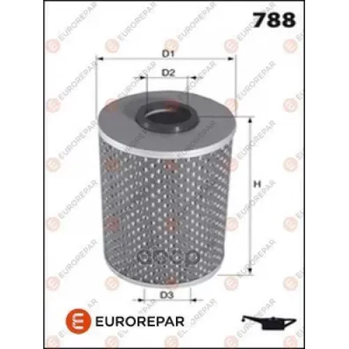 Фильтр Масляный Bmw E36/E34/E36 2.5 Td/Tds -98 EUROREPAR 
