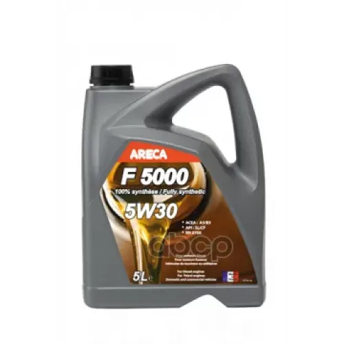 Areca Areca F5000 5W30 Sl/Cf A5/B5 Масло Моторное Синт. (5L)