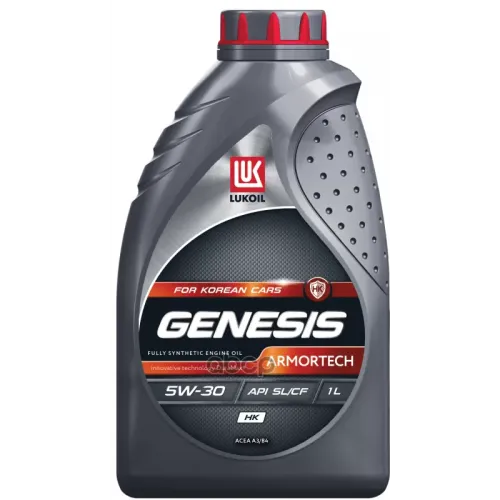 LUKOIL Масло Моторное Genesis Armortech Hk Синт., Sl, Cf, Sae 5W-30, 1Л.